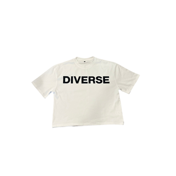 Diverse Thumbprint Tee (White/Black)