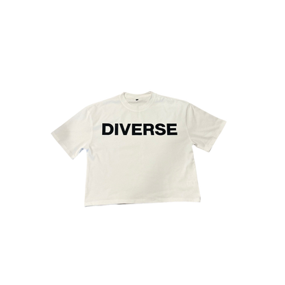 Diverse Thumbprint Tee (White/Black)