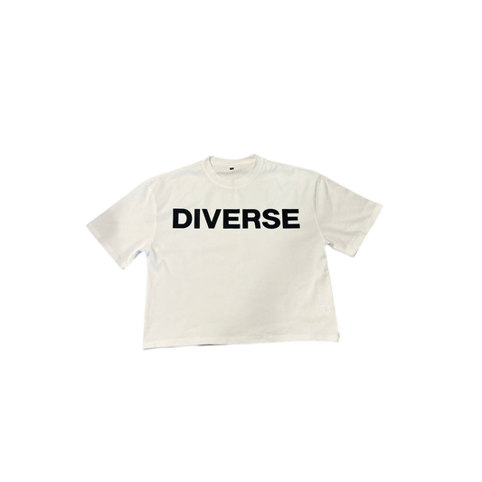 Diverse Thumbprint Tee (White/Black)